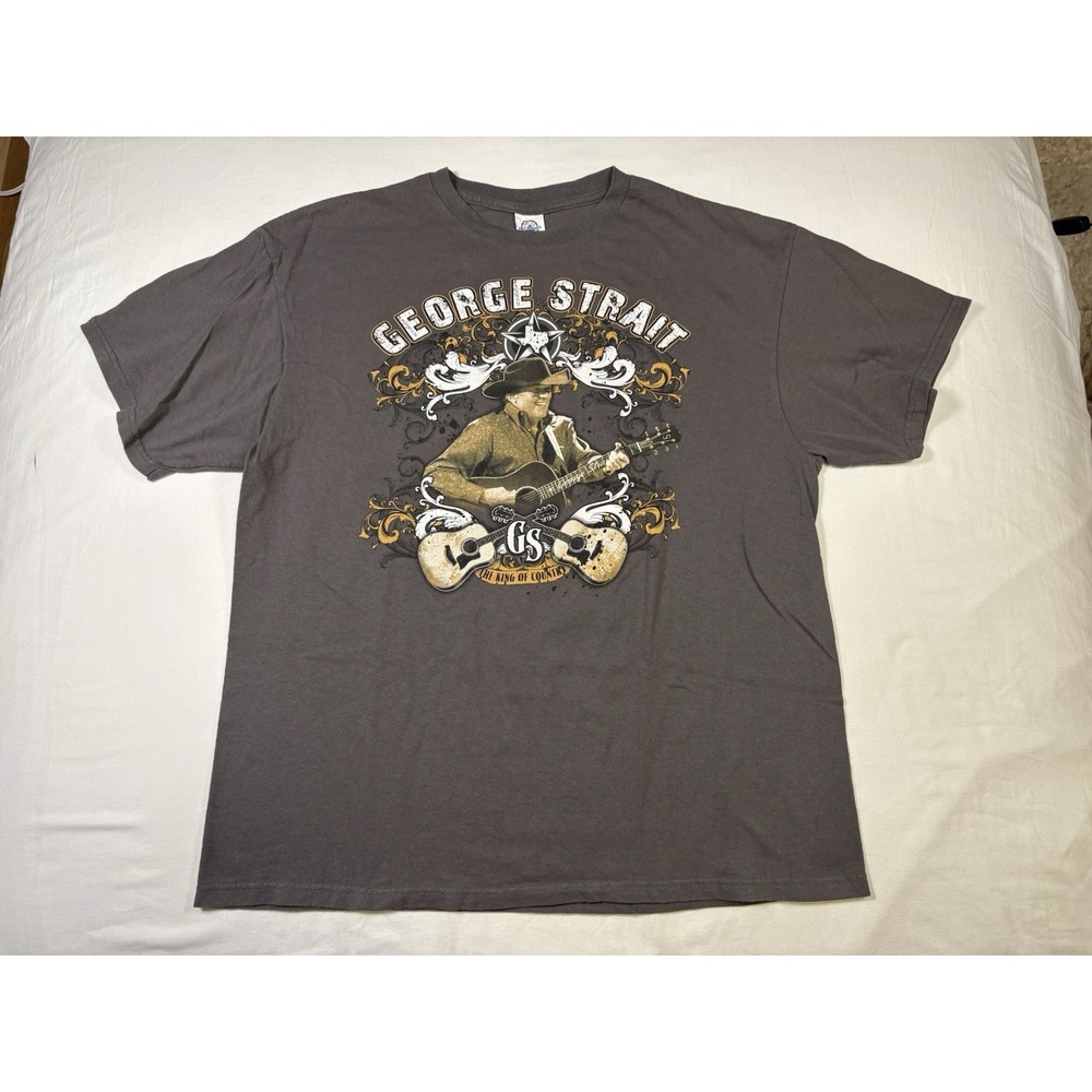 George Strait Tour Shirt Mens XL King of Country Cowboy Rides Away 2013 Delta